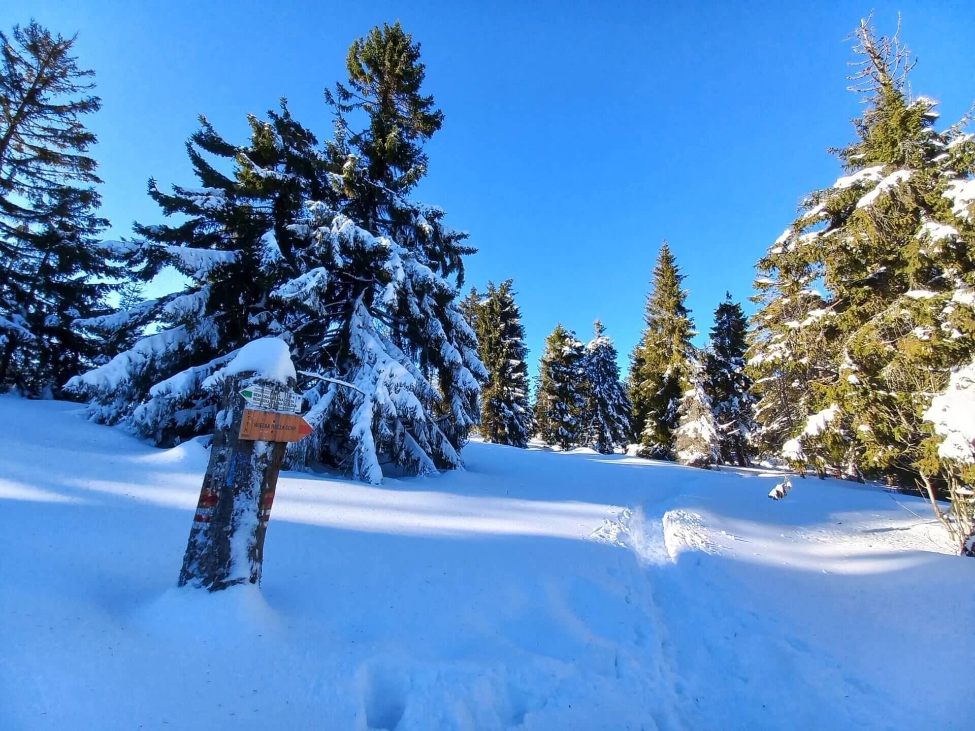 Beskid Zywiecki Zima