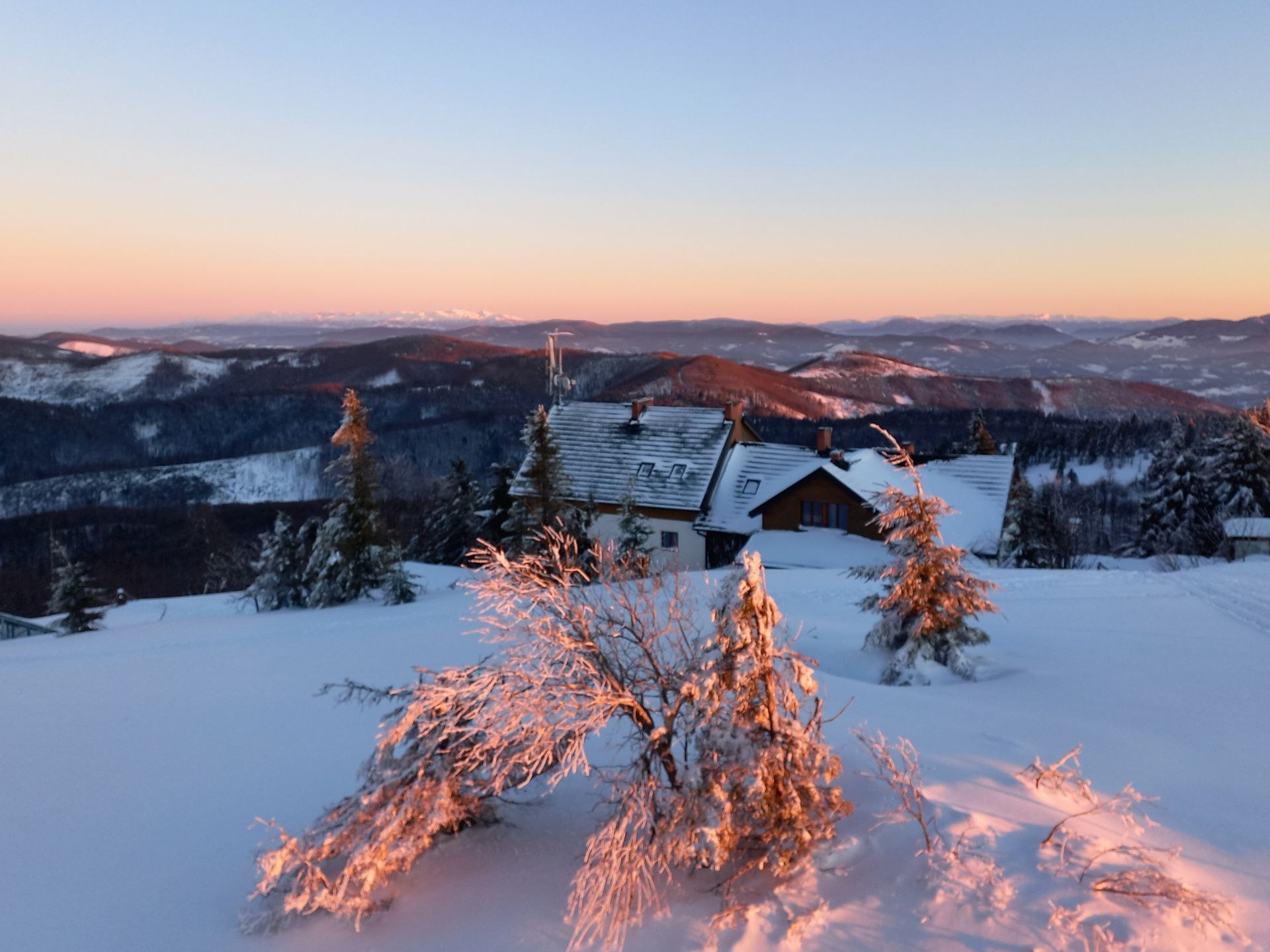 Beskid Zywiecki Zima