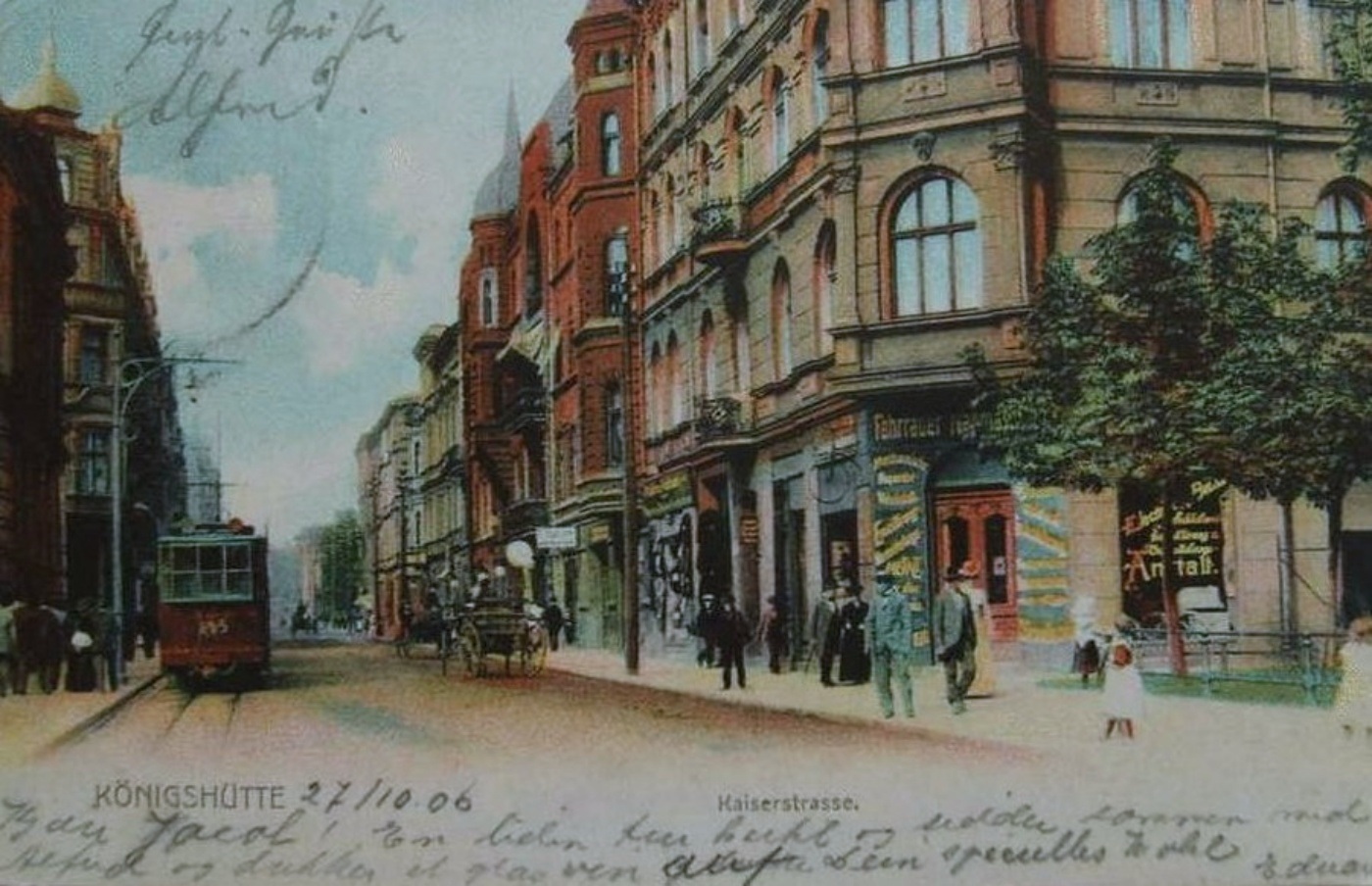 Chorzów Wolności 1906 tramwaj