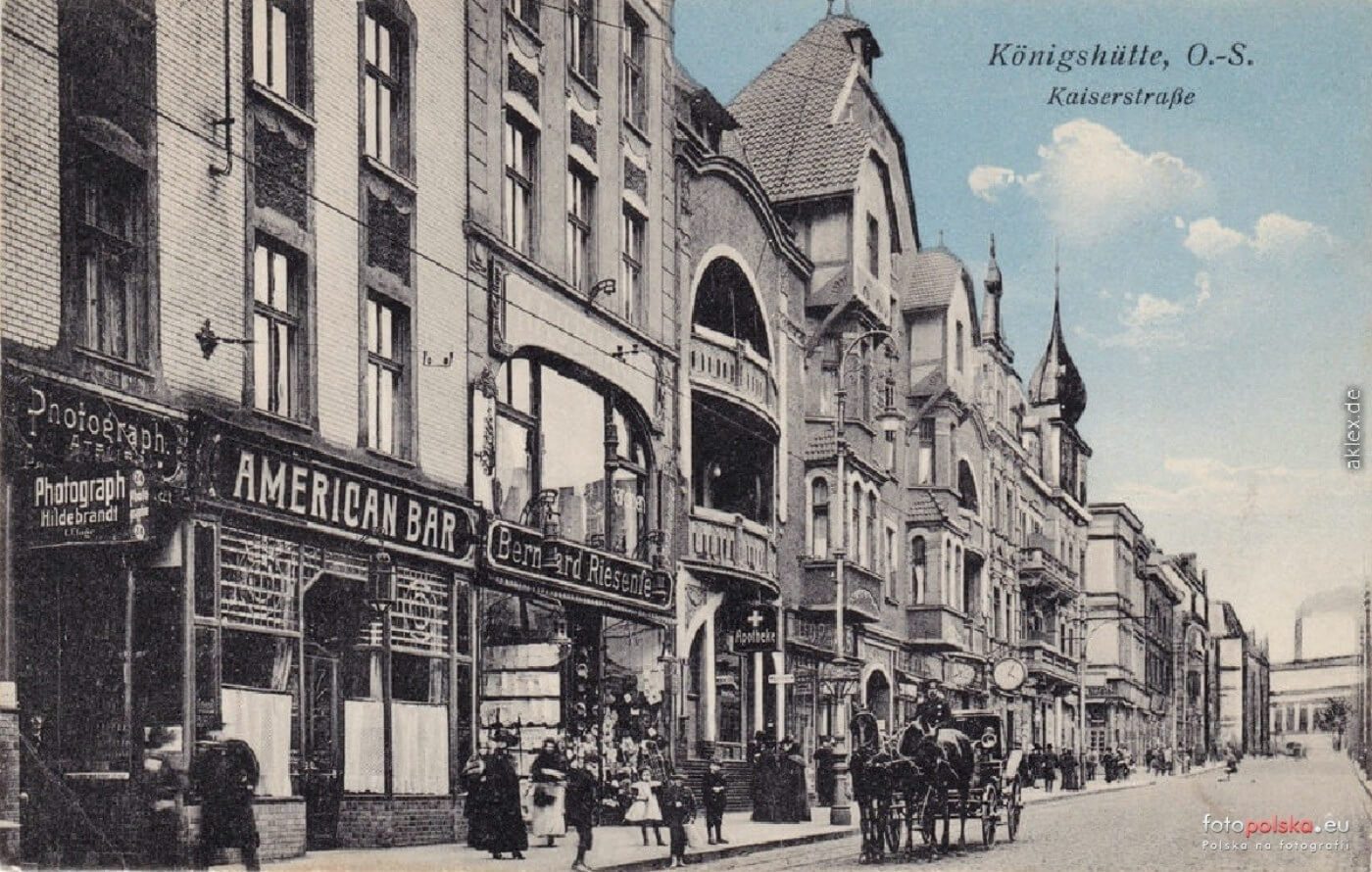 Chorzów Wolności 1917 1920 americna bar