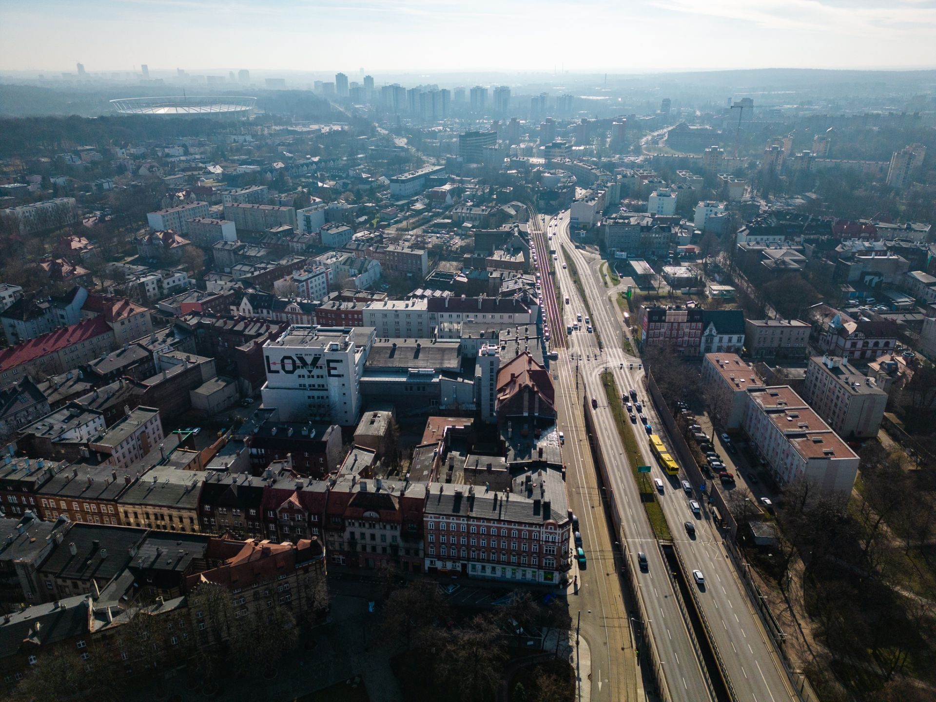 Chorzow prace na linii kolejowej i tramwajowej