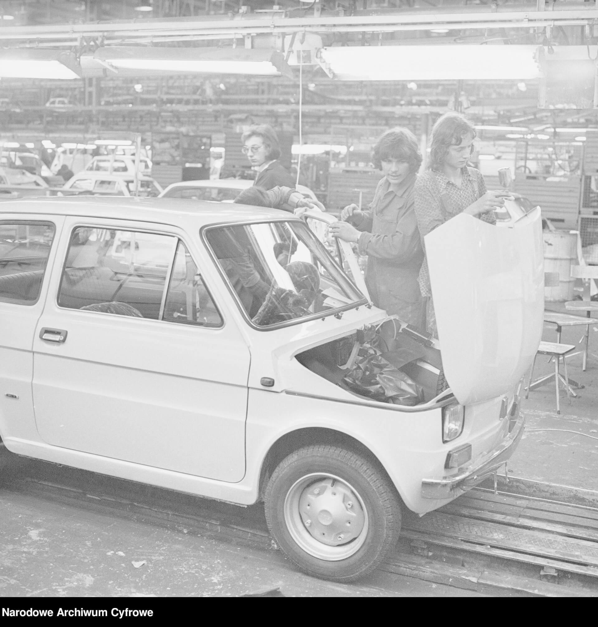 Fiat 126p w FSM Bielsko Biała