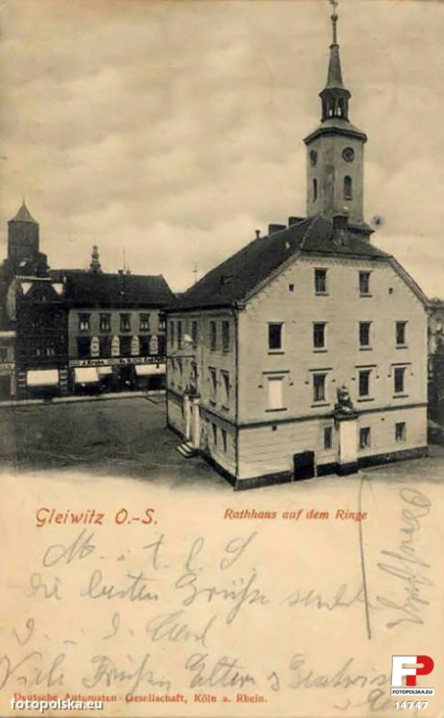 Gliwice Rynek 1902