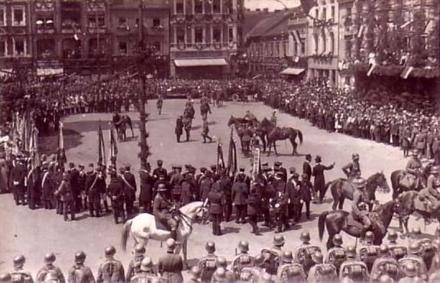 Gliwice Rynek 1922