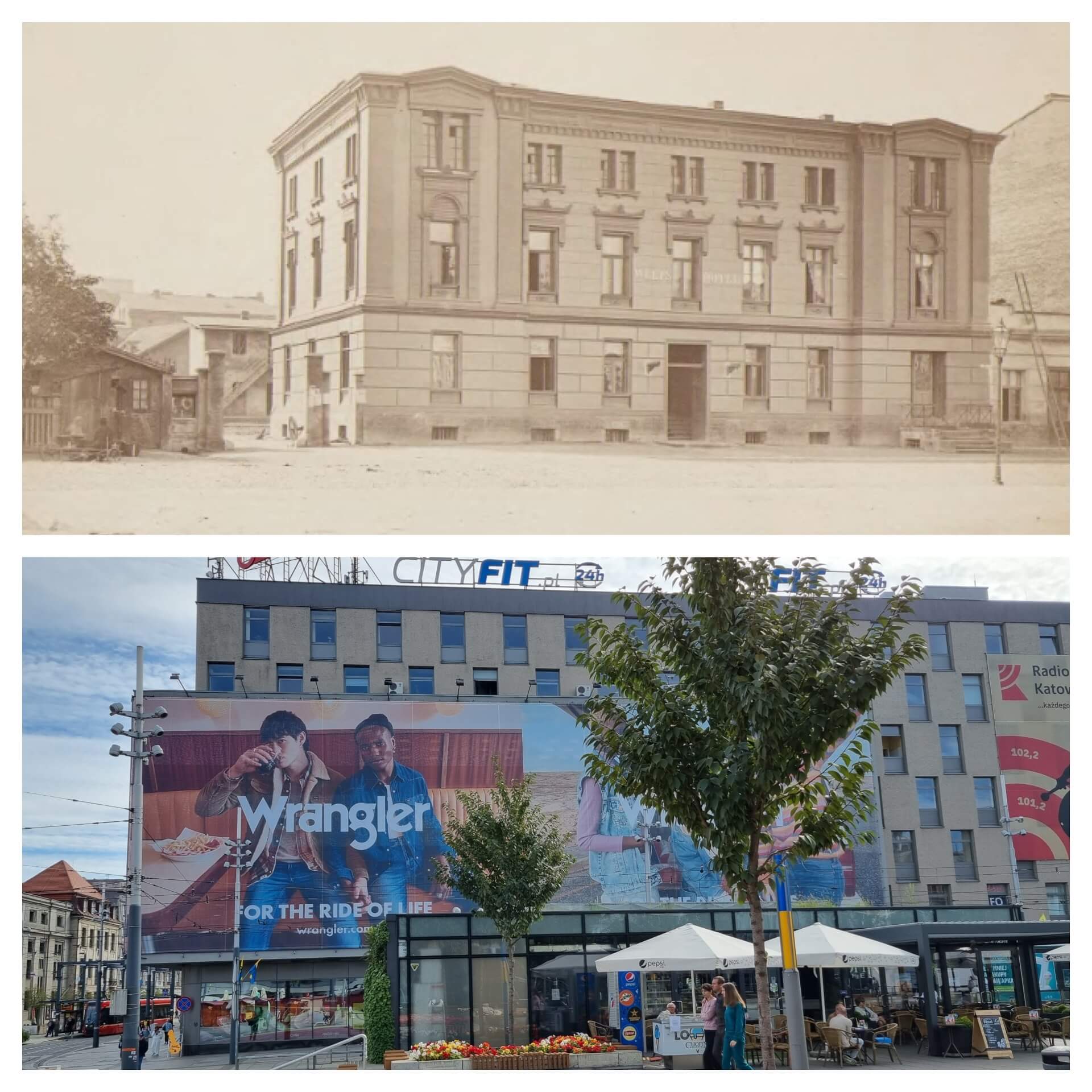 Katowice 150 lat temu i dziś