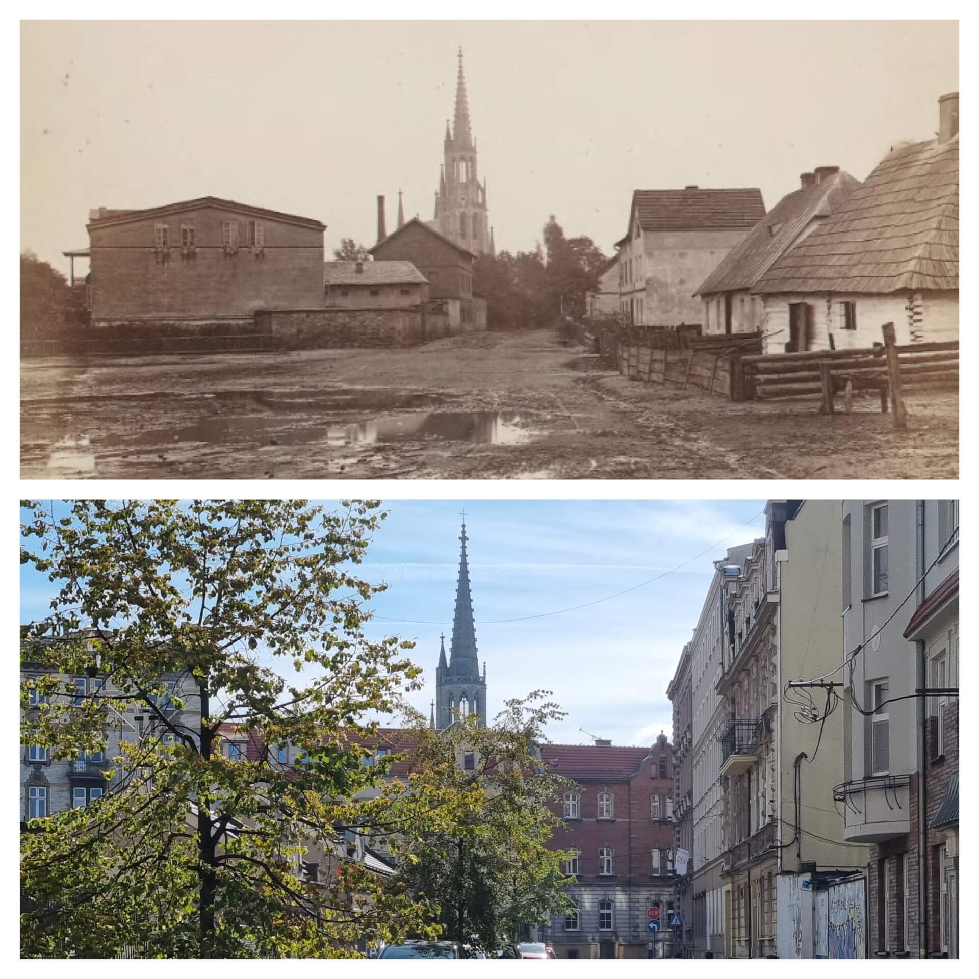 Katowice 150 lat temu i dziś