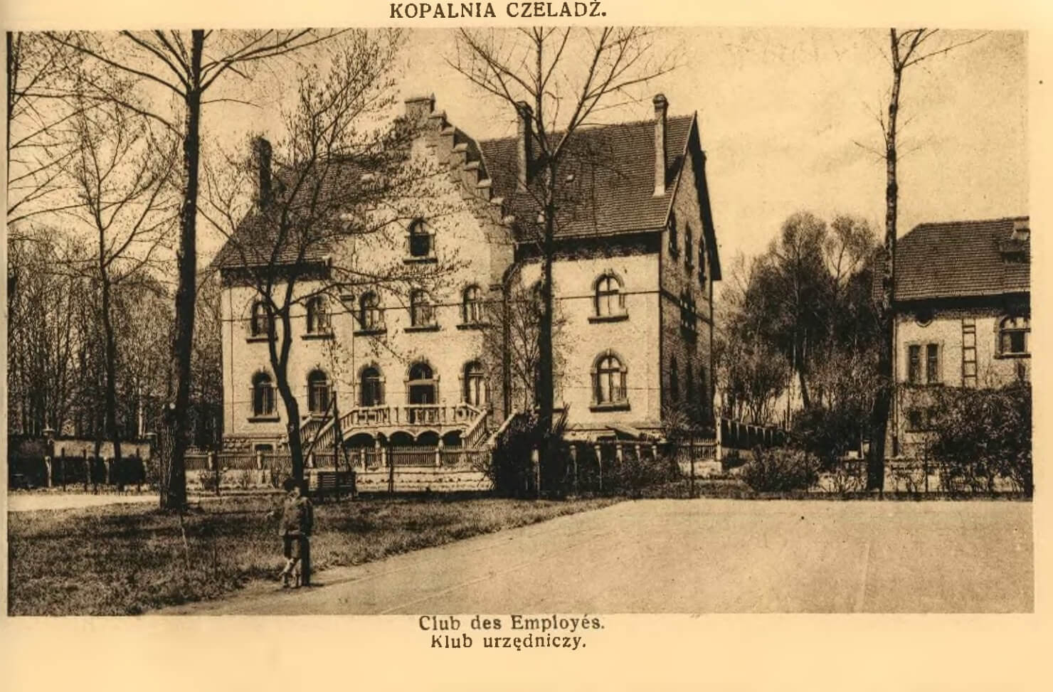 Klub urzędniczy kopalni Czeladź w roku 1929