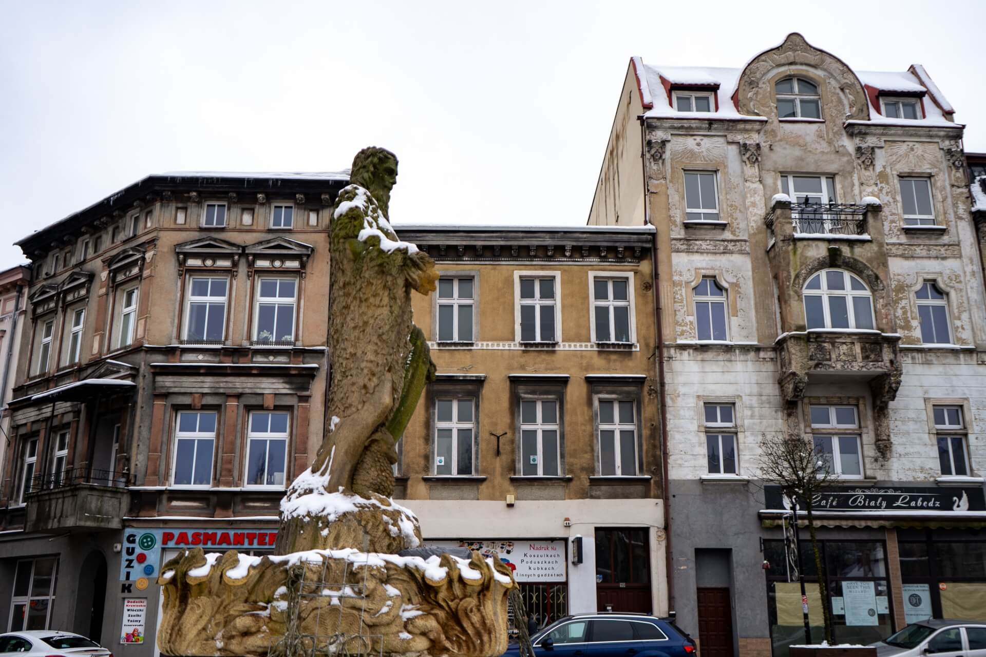 Mysłowice stare miasto z rura parkiem