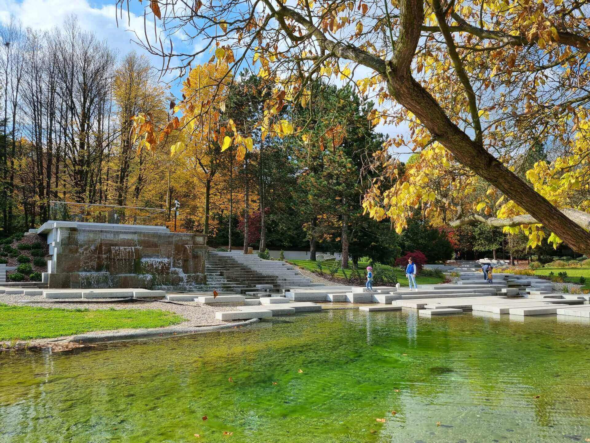 Park Śląski jesienią