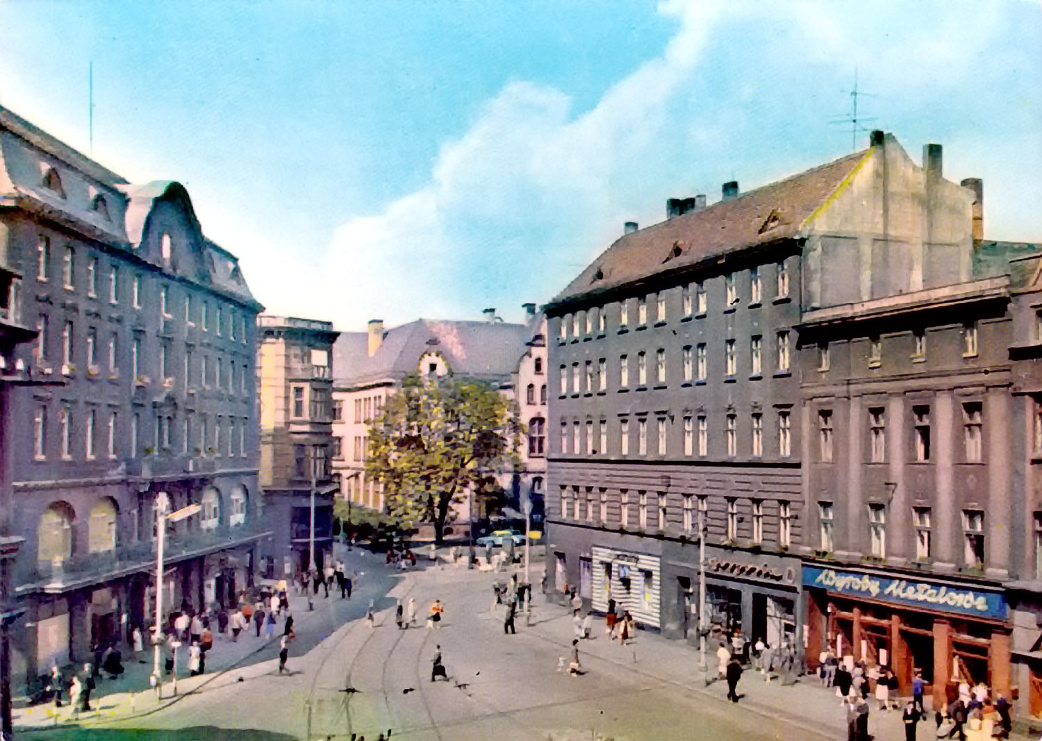 Plac Kościuszki w Bytomiu przed wyburzeniem