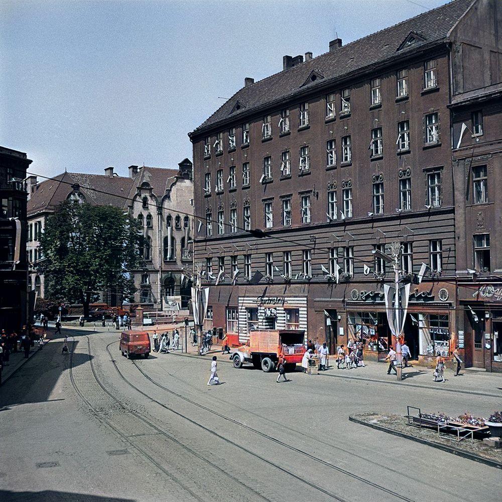 Plac Kościuszki w Bytomiu przed wyburzeniem