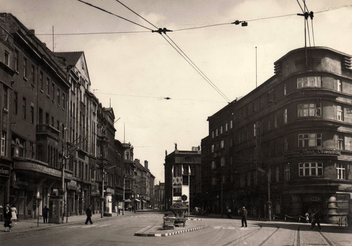 Plac Kościuszki w Bytomiu przed wyburzeniem