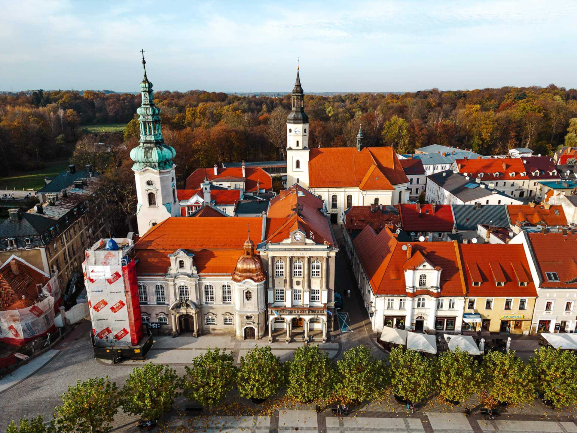 Kościół ewangelicko-augsburski i kościół rzymskokatolicki pw. Wszystkich Świętych w Pszczynie