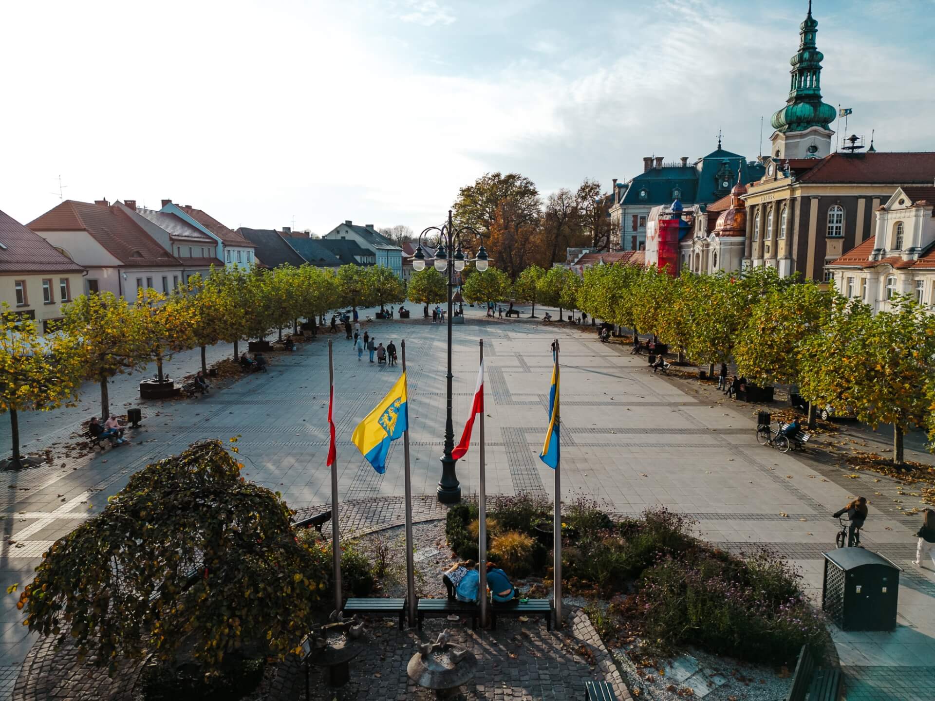 Rynek, park i zamek w Pszczynie