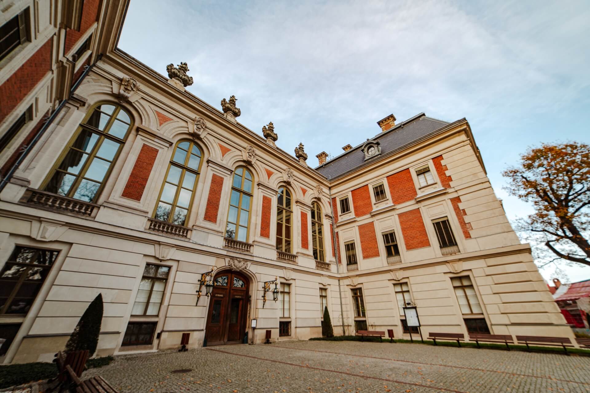 Rynek, park i zamek w Pszczynie