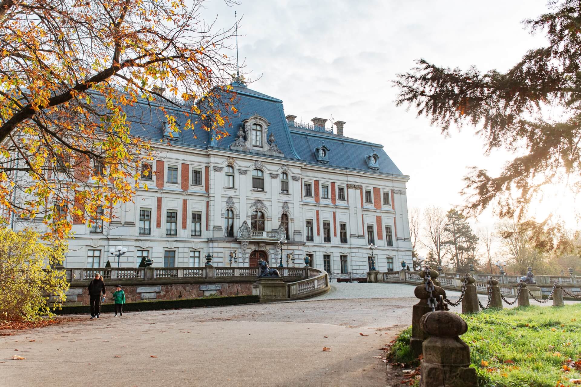 Rynek, park i zamek w Pszczynie