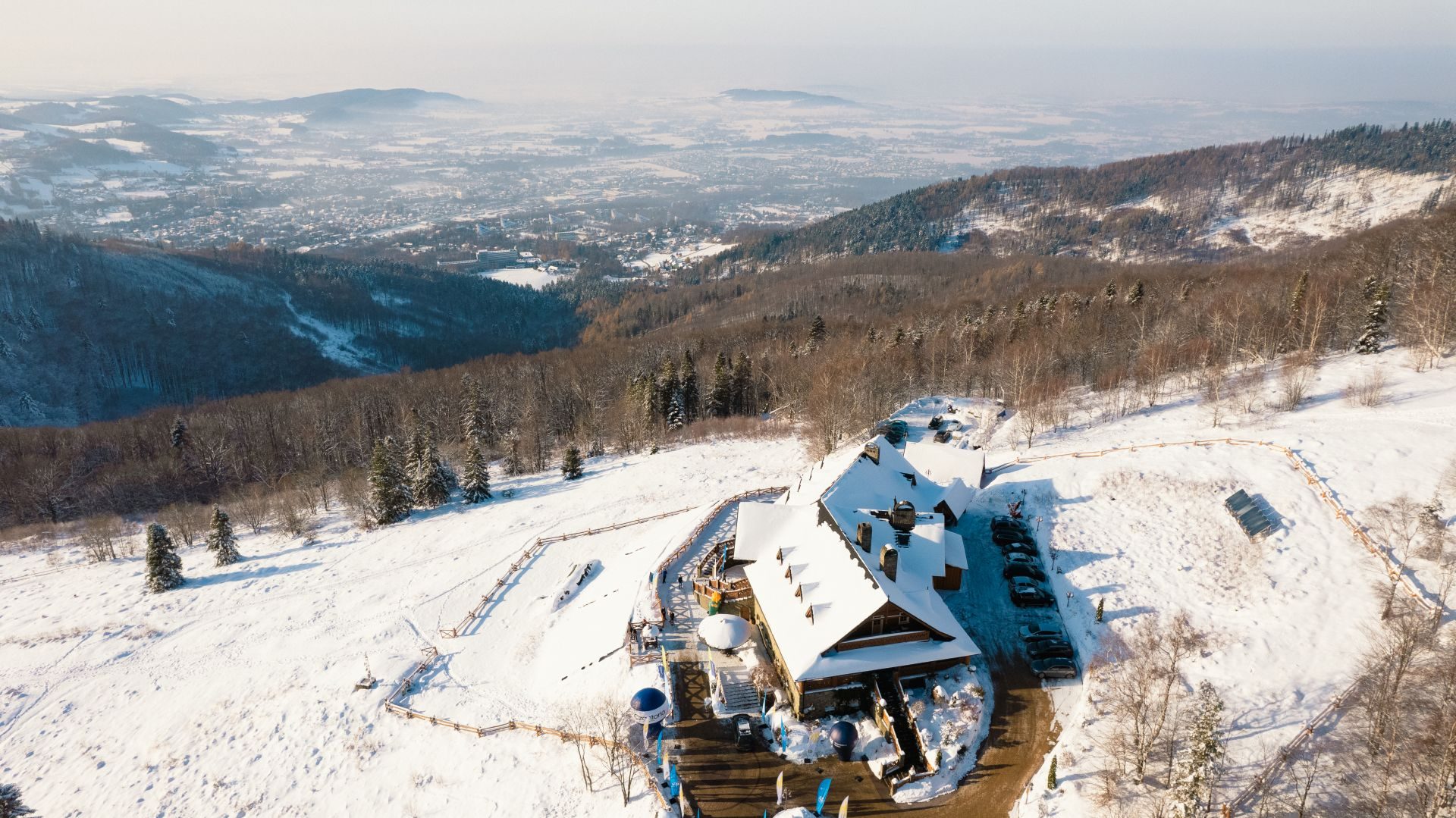 Rownica Beskid Slaski widok