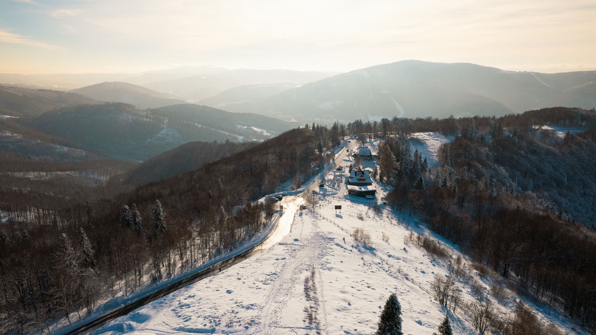 Rownica Beskid Slaski widok