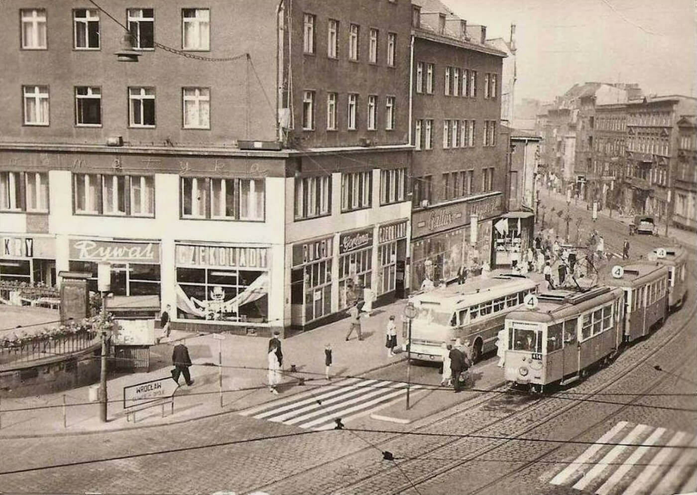 Zabrze ul Wolności 1960 1970