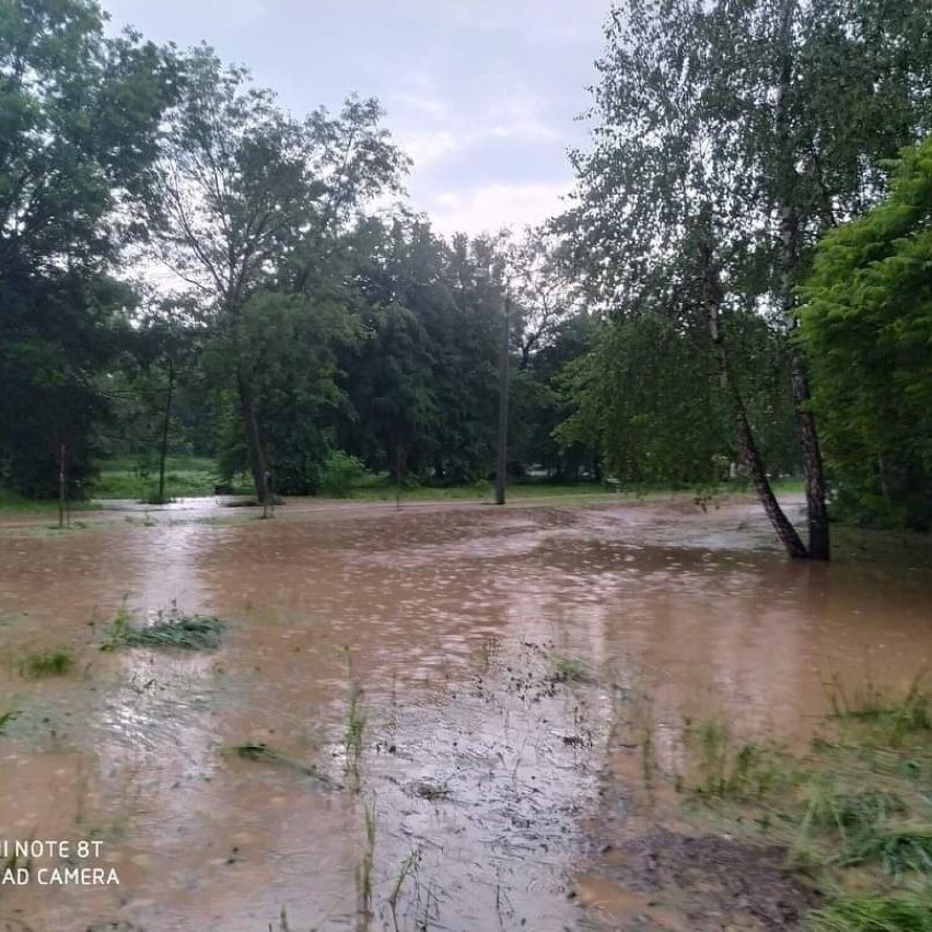 Zawiercie pod wodą