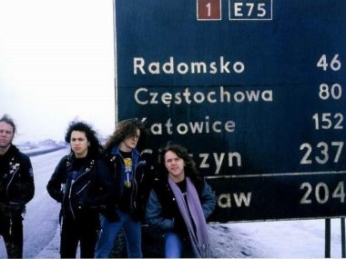 Metallica w drodze do Katowic w 1987 roku