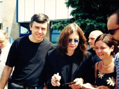 Wojciech Zamorski i Ozzy Osbourne. Wojciech Zamorski i Ozzy Osbourne.