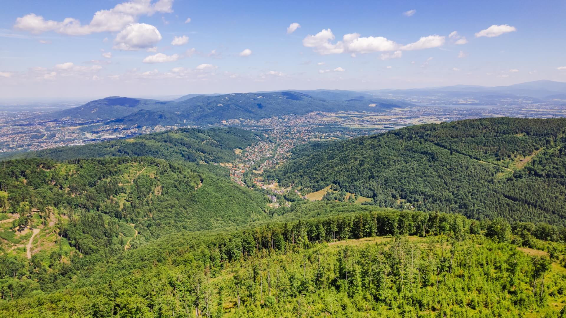 Widok na Beskid Mały