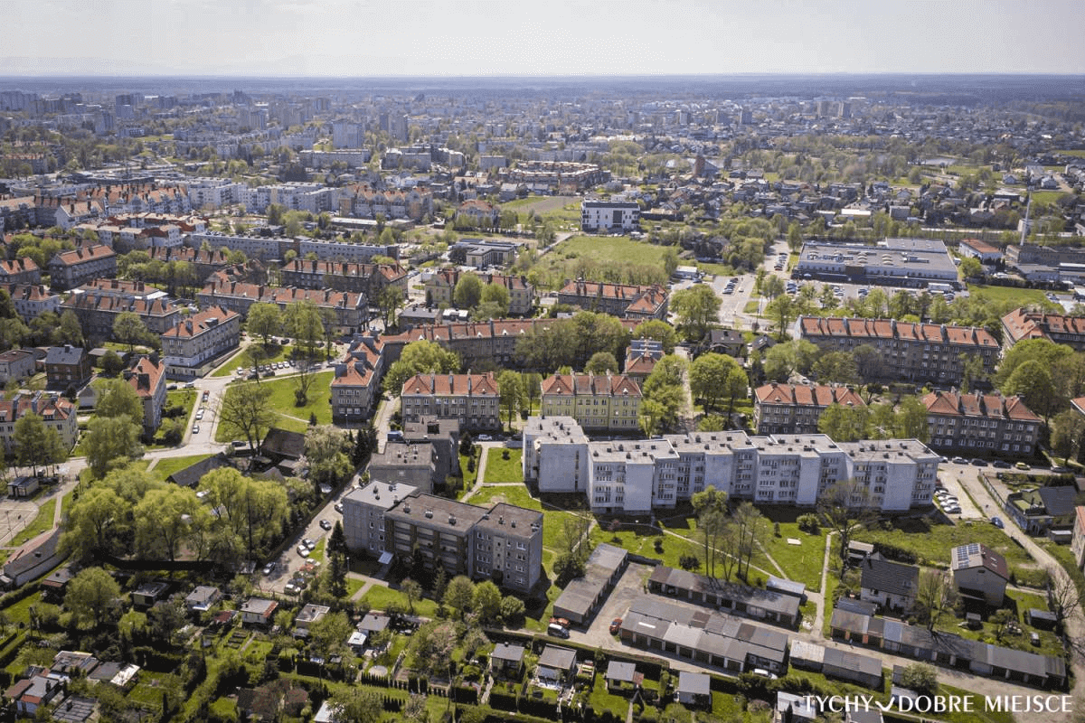 Tychy - współczesny widok na miasta