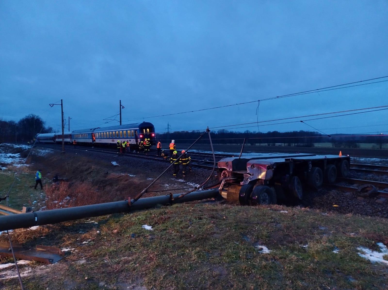 Wypadek kolejowy czechy Dolni Lutyne karvina 03