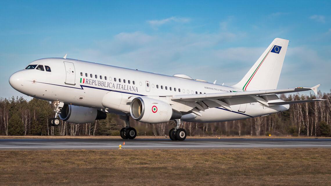 Airbus A319 włoskiego rzadu