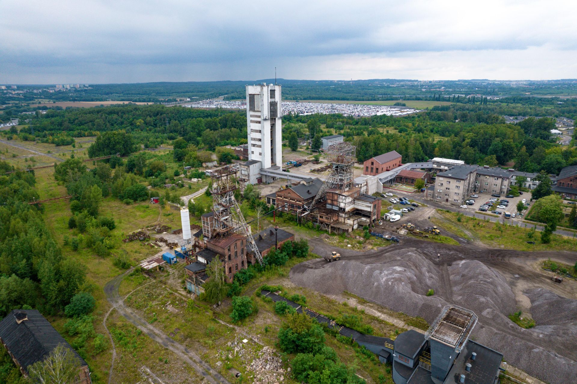 Bytom teren kopalni Centrum