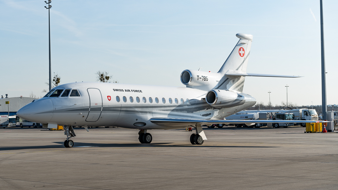 Dassault Falcon 900 EX ze Szwajcarii