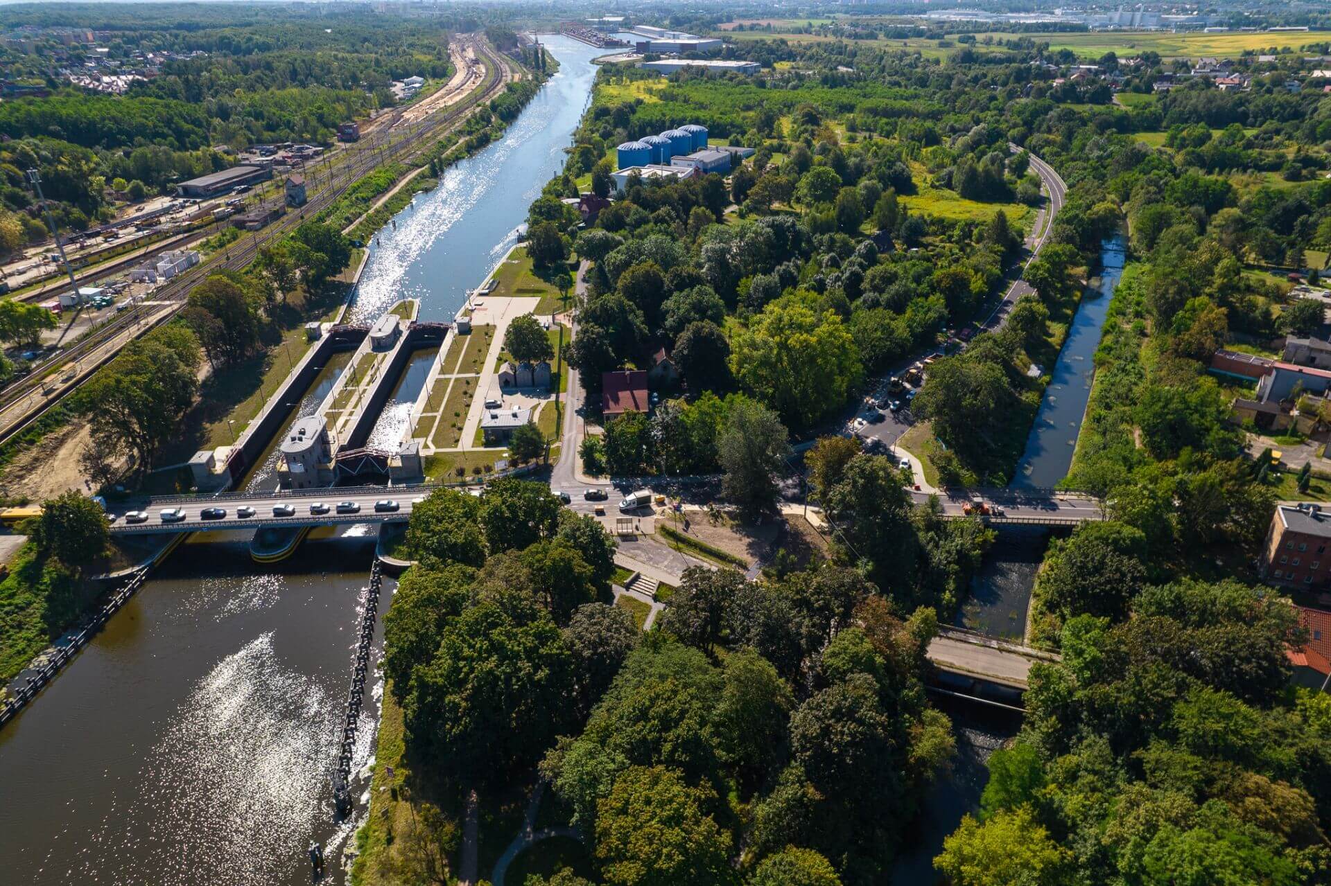 Gliwice Łabędy Kanał Gliwicki