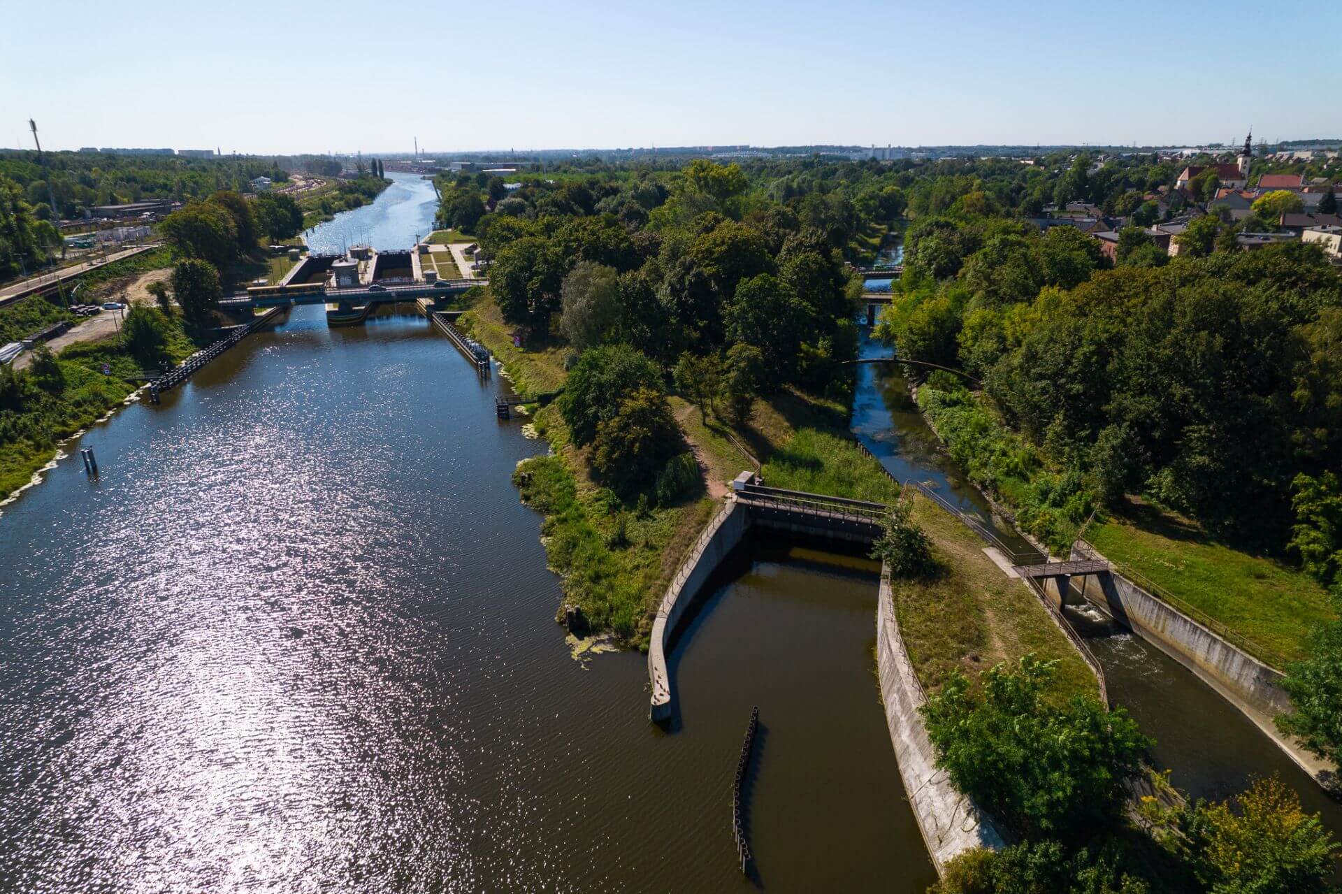 Gliwice Łabędy Kanał Gliwicki