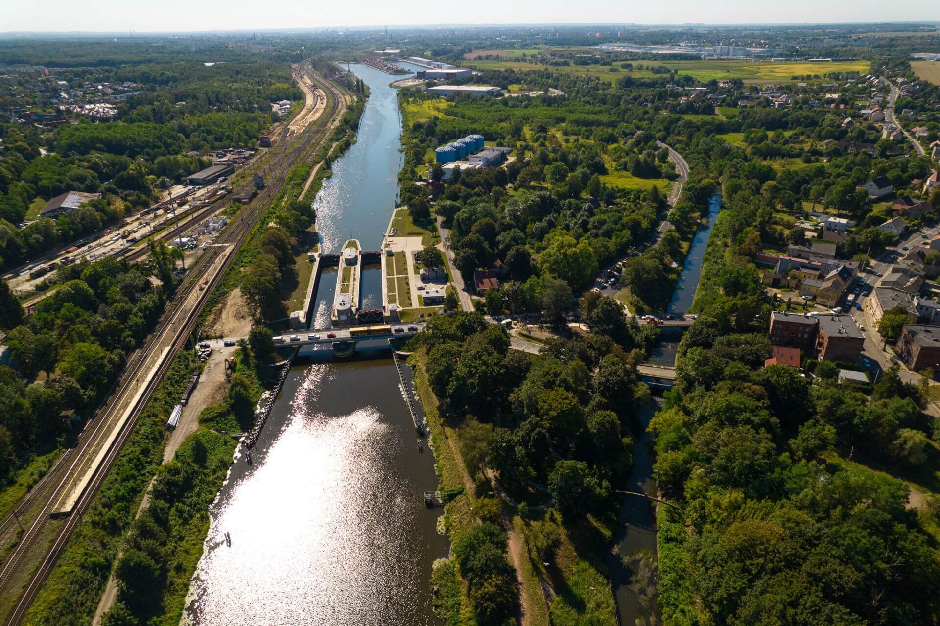 Gliwice Łabędy Kanał Gliwicki