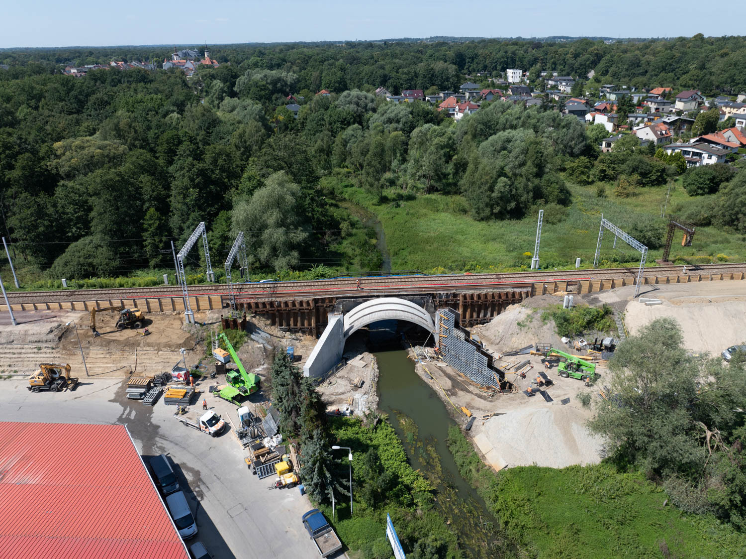 5. Kobiór przebudowa mostu kolejowego nad rzeką Korzeniec