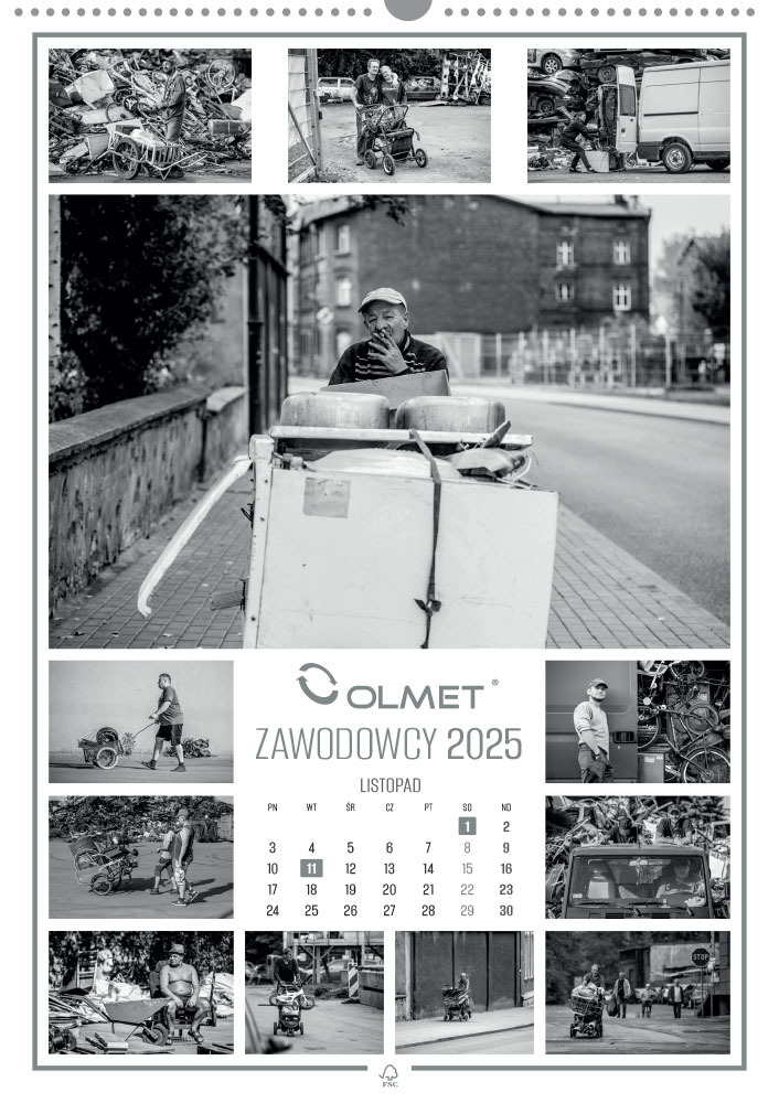 Olmet kalendarz ZAWODOWCY 2025 11