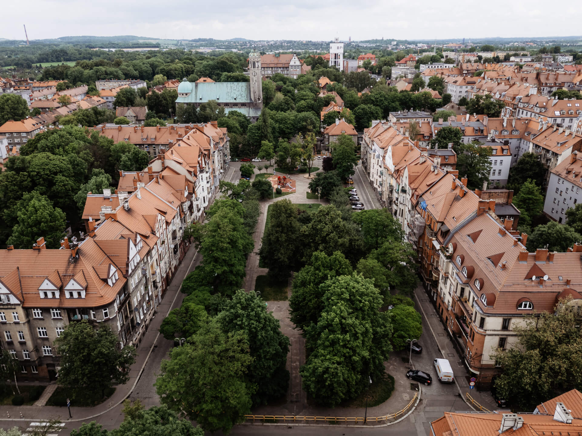 Plac Slowianski w Bytomiu