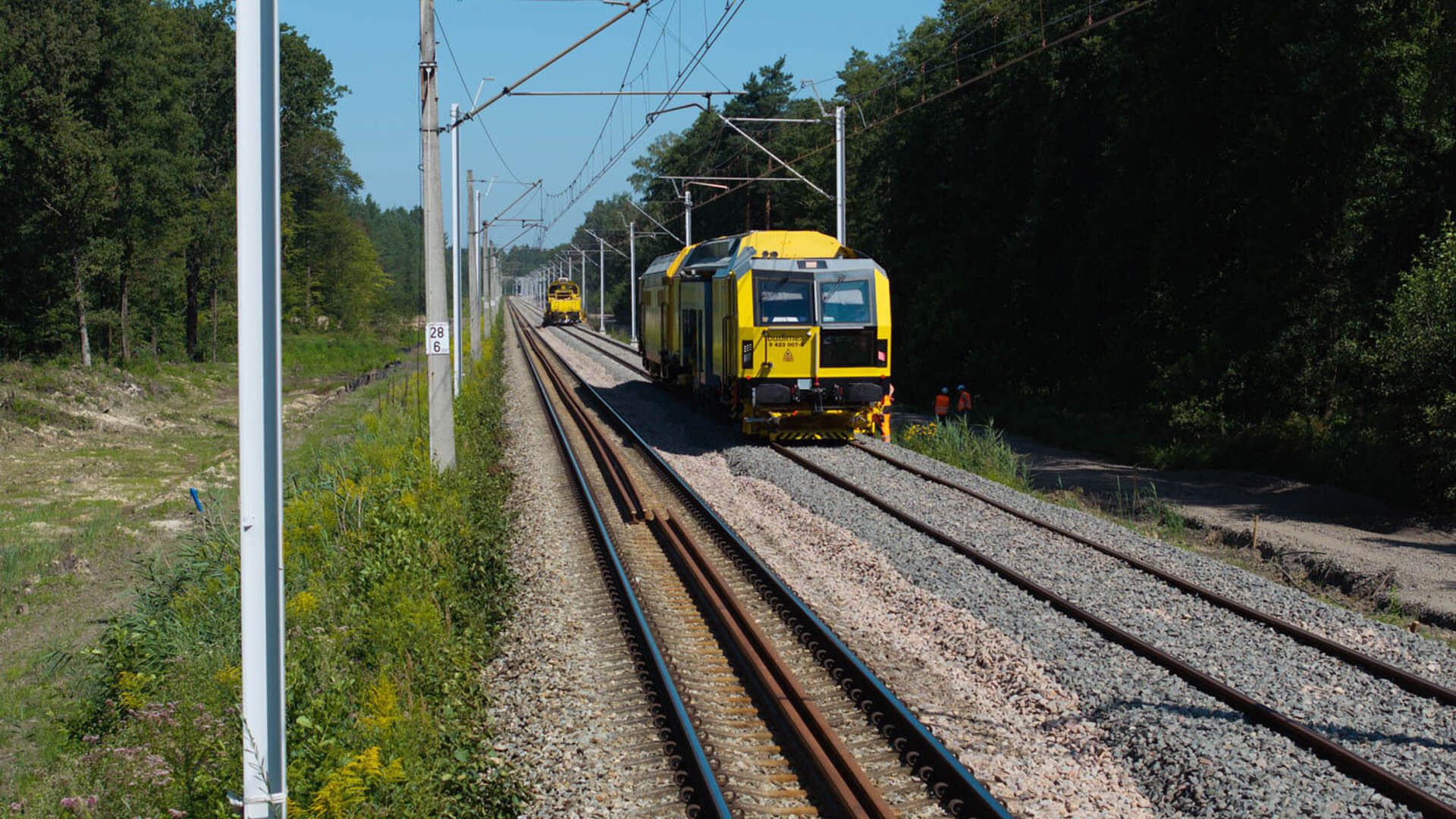 Prace torowe na szlaku Kobiór Goczałkowice