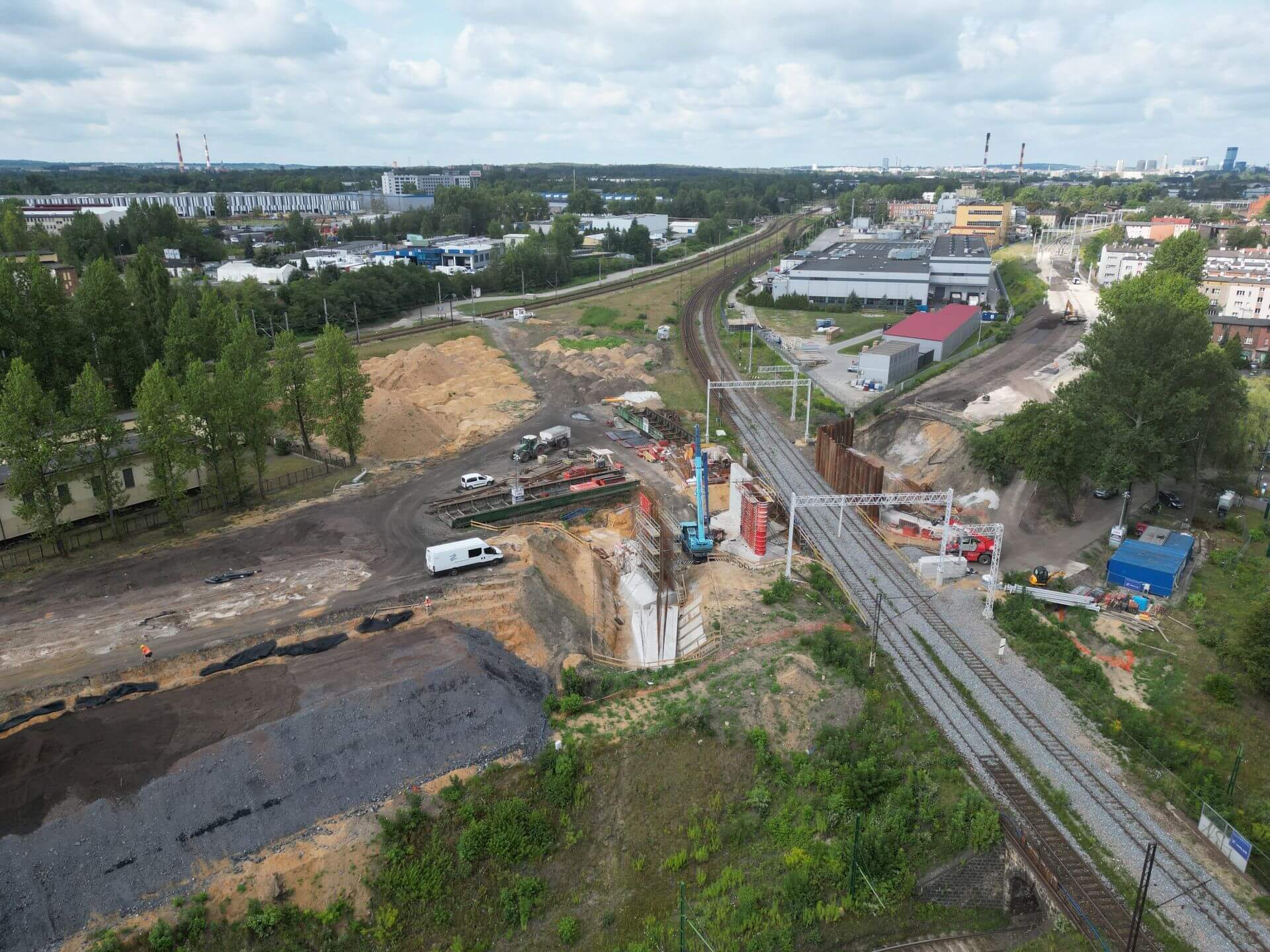 Przebudowa linii kolejowej Katowice Szopienice