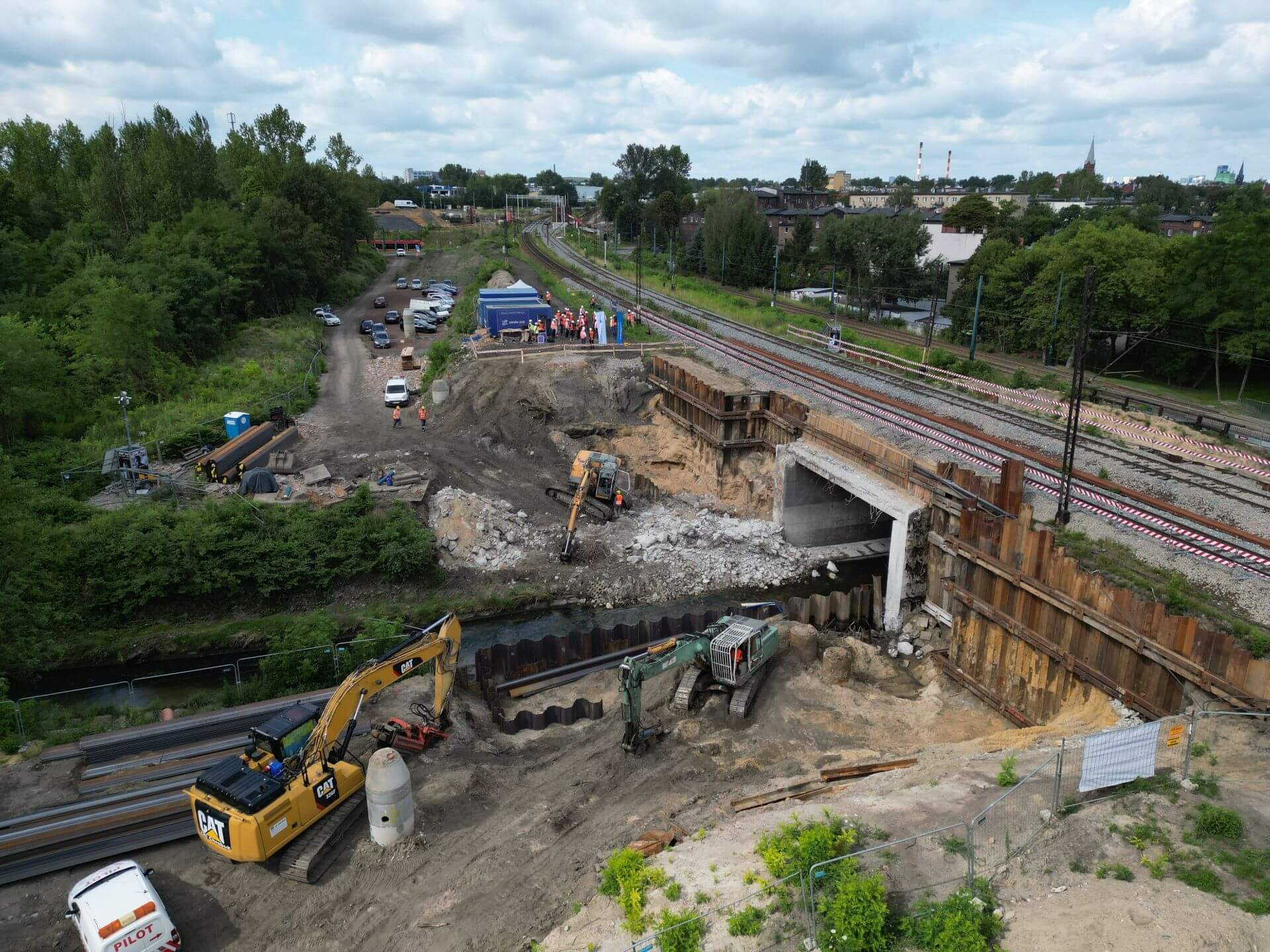 Przebudowa linii kolejowej Katowice Szopienice