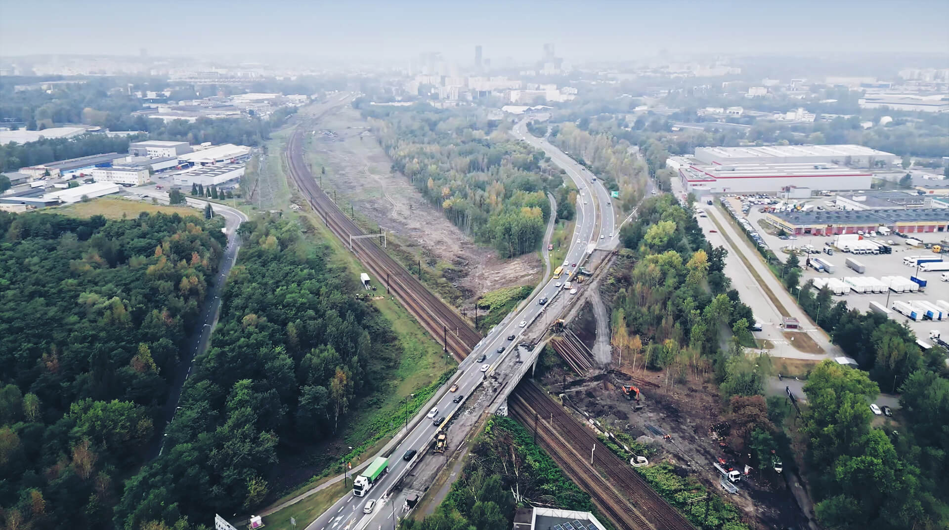 Przebudowa wiaduktu drogowego na ul. Bagiennej w Katowicach