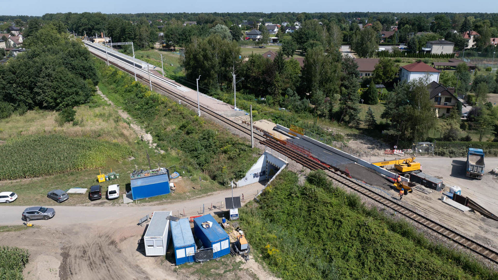 Przebudowa wiaduktu kolejowego w sąsiedztwie przystanku kolejowego Piasek