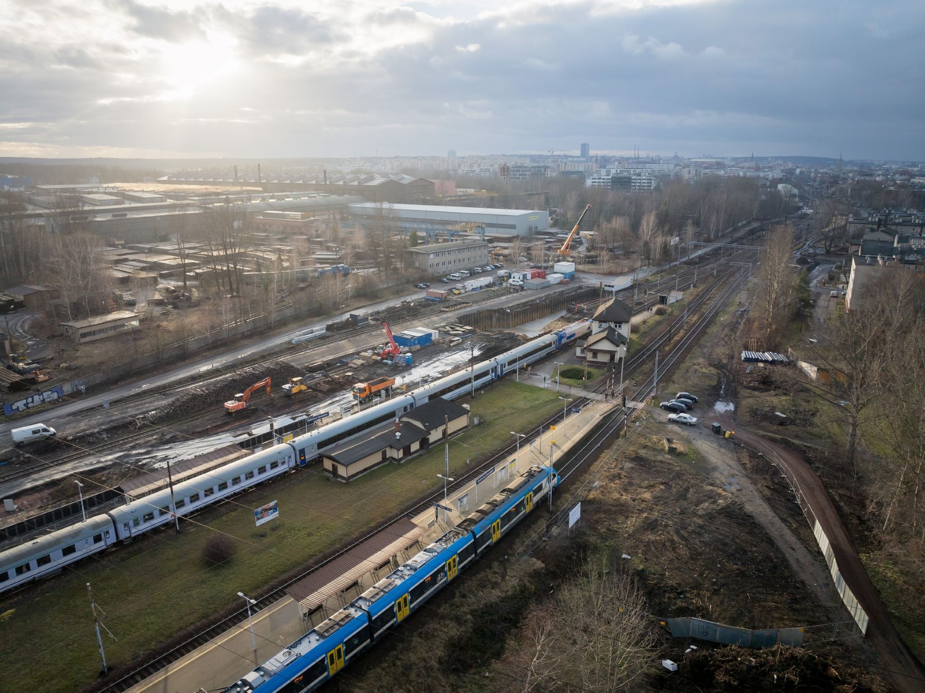 Remont linii kolejowej Zawodzie Katowice 1