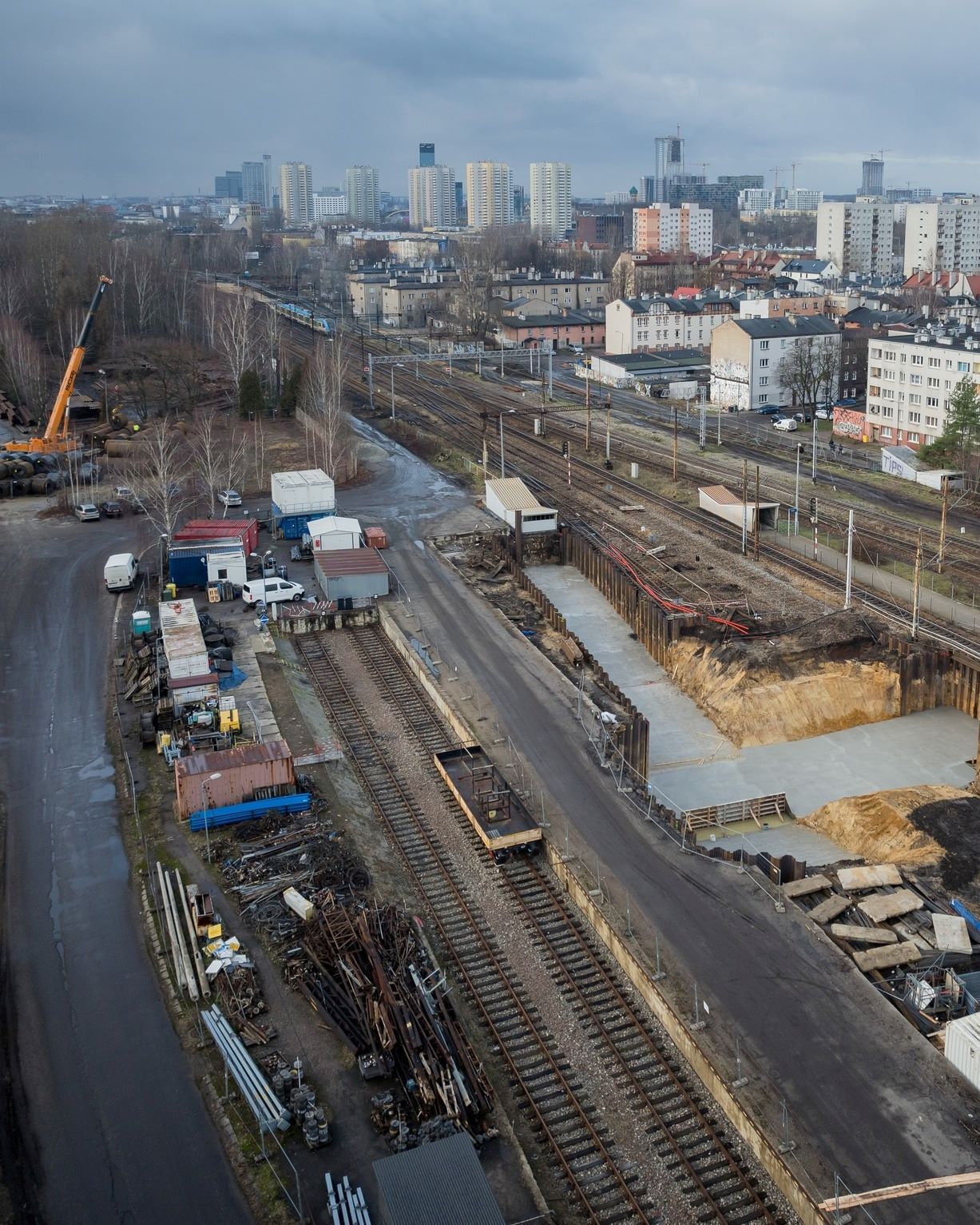 Remont linii kolejowej Zawodzie Katowice 2