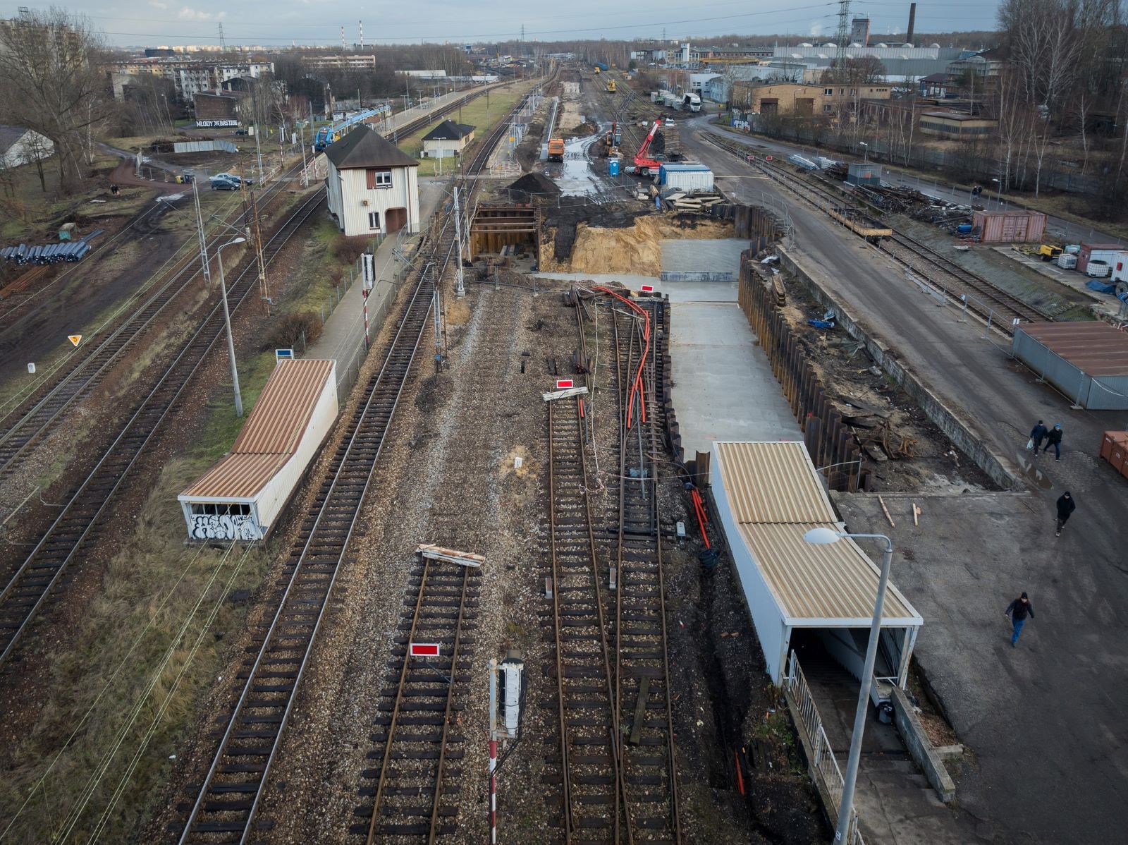 Remont linii kolejowej Zawodzie Katowice 3