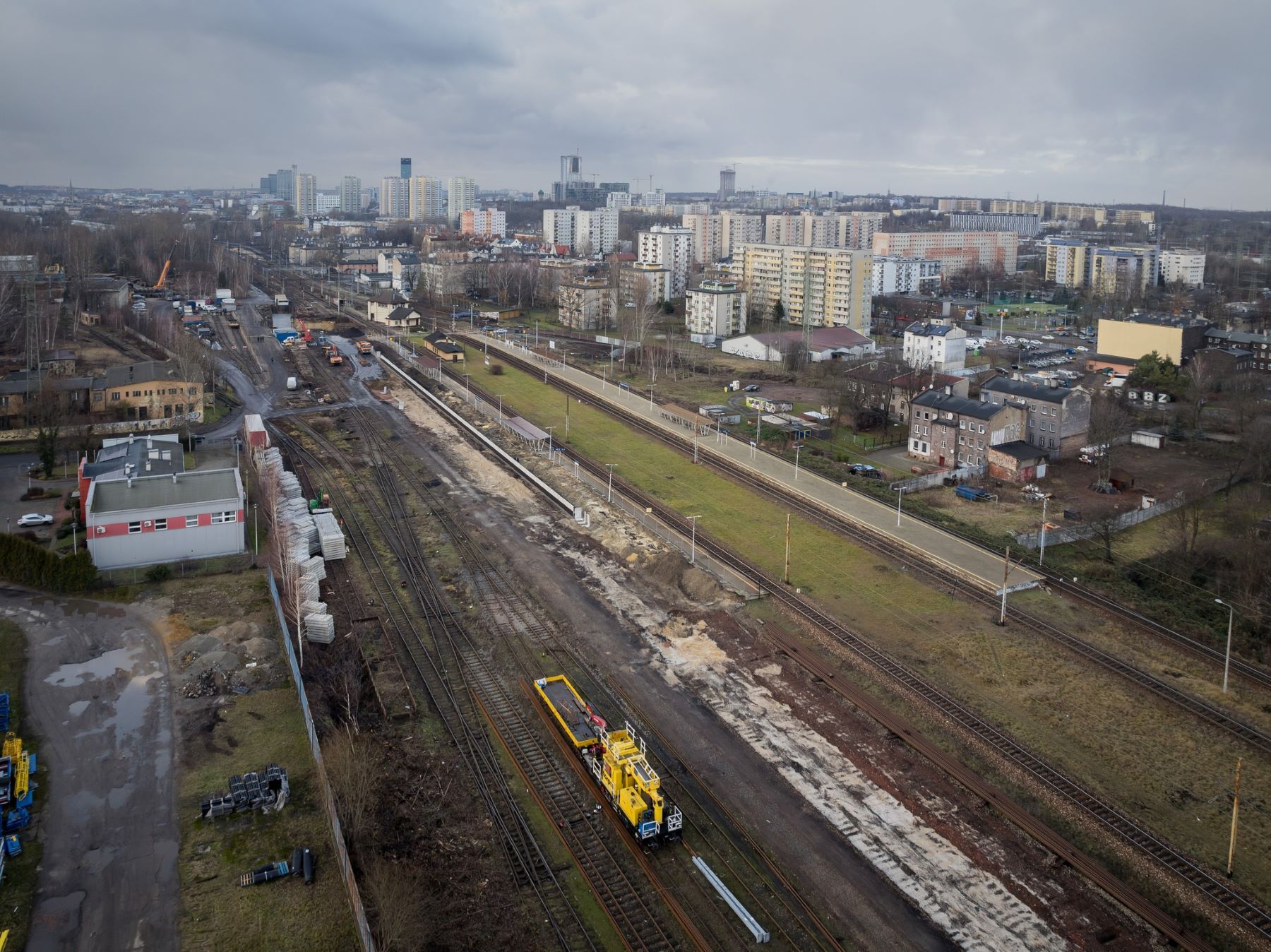 Remont linii kolejowej Zawodzie Katowice 5