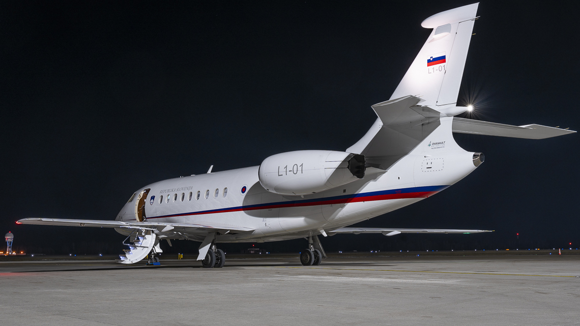 Słoweński Dassault Falcon 2000 EX