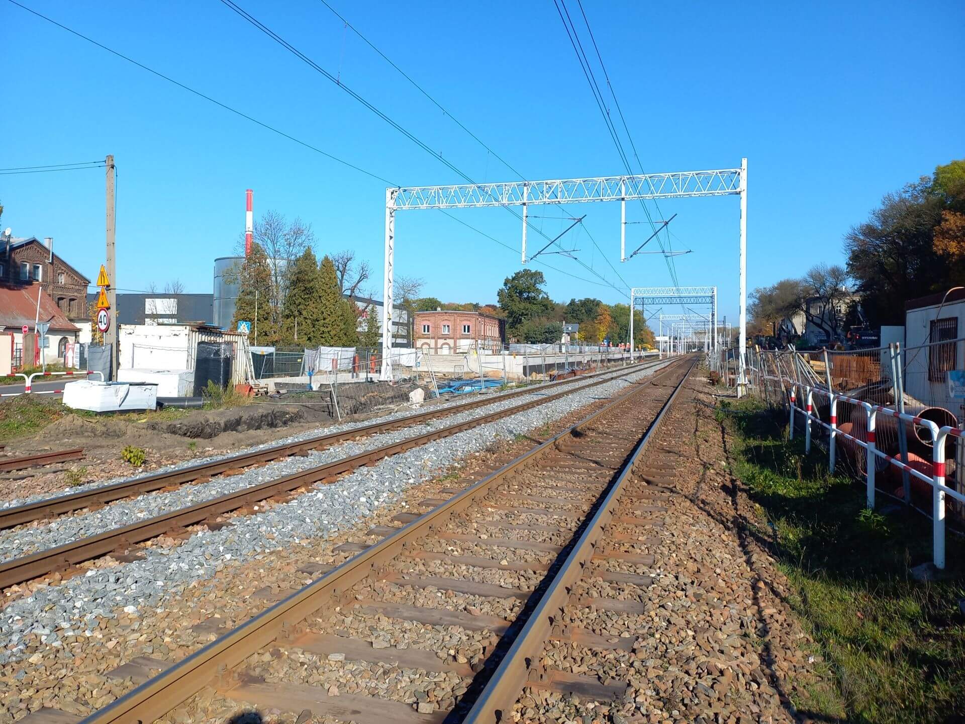 Sosnowiec Srodula budowa przystanku PKP