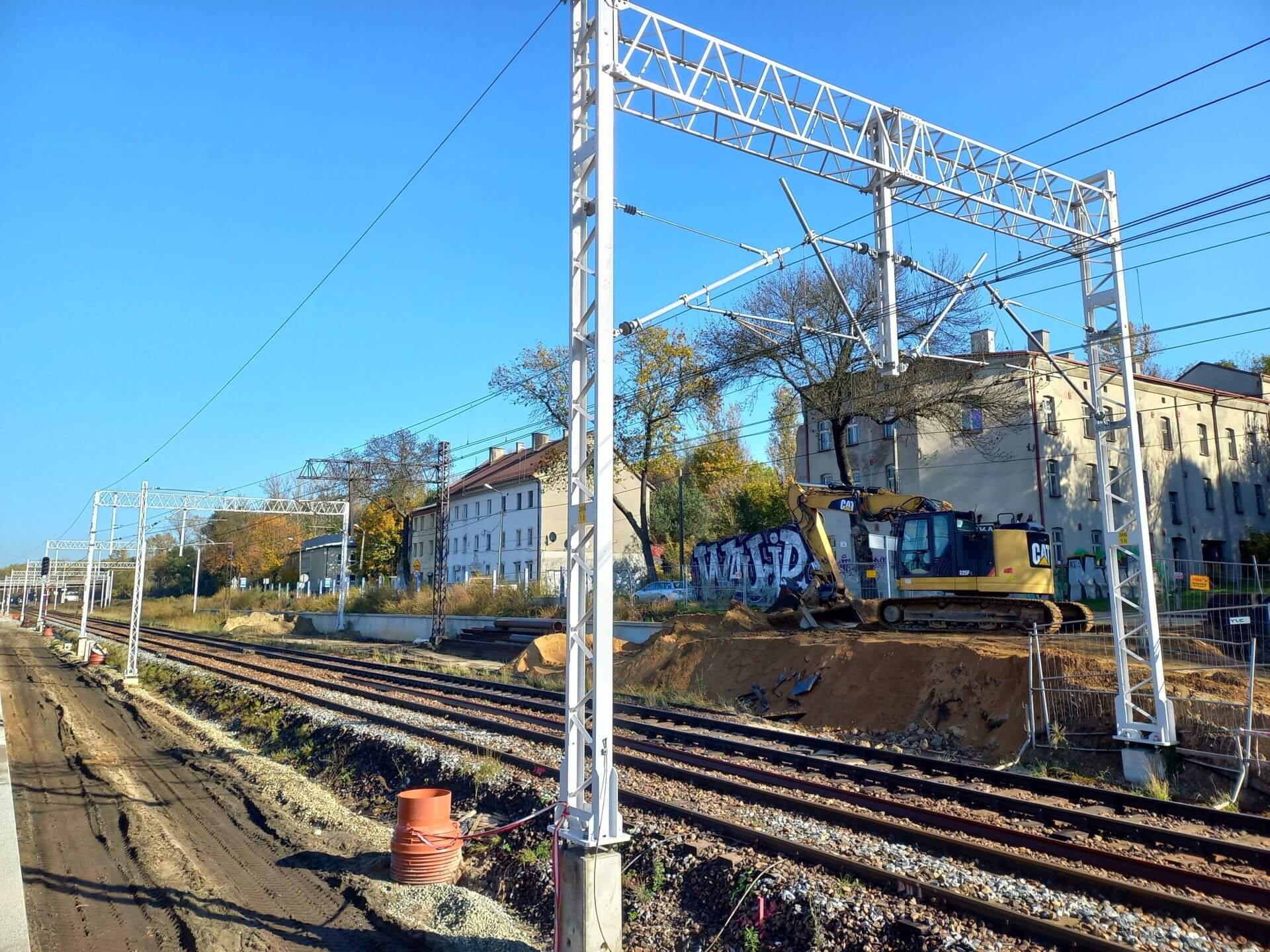 Sosnowiec Srodula budowa przystanku PKP